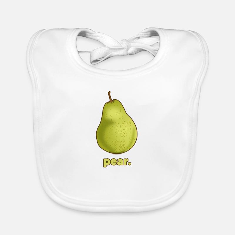Pear | fruit Organic Baby Bibs