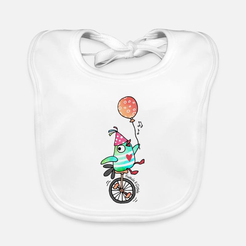 Plaisir du monocycle Bavoir bio Bébé