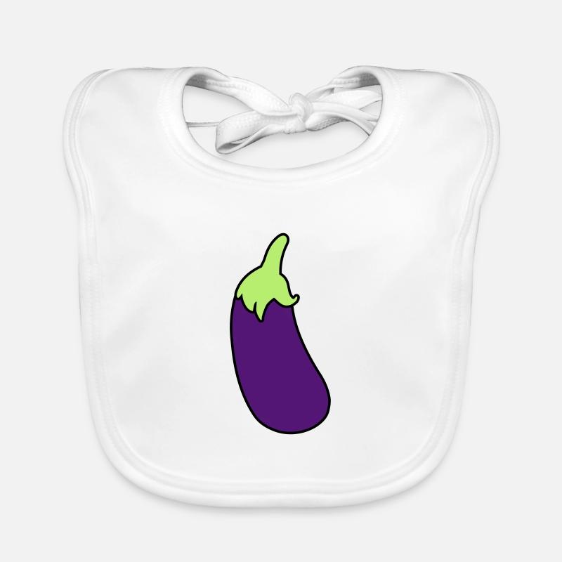 Eggplant Organic Baby Bibs