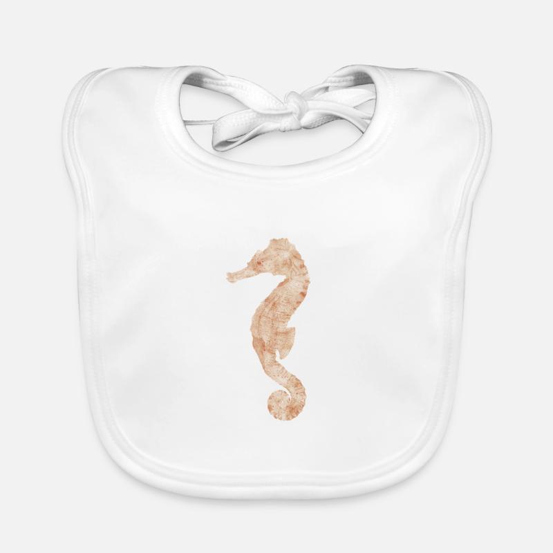Hippocampe Bavoir bio Bébé