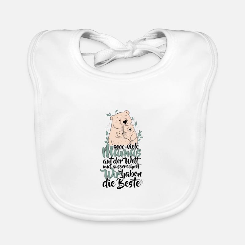 So viele Mamas auf der Welt Muttertag Geschenk Baby Bio-Lätzchen