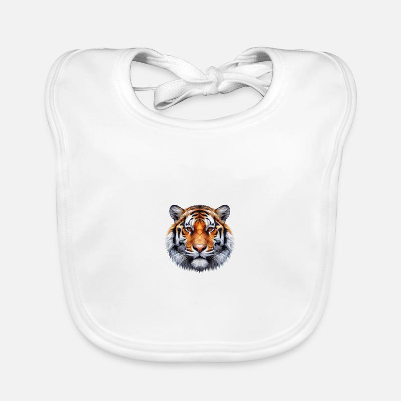 Polygone de tigre Bavoir bio Bébé