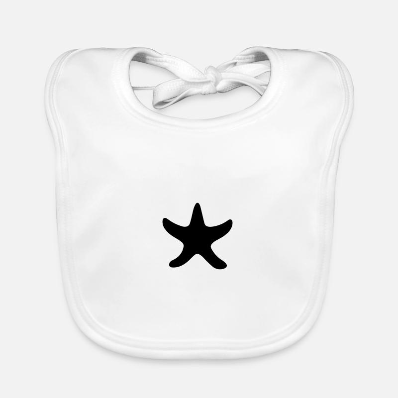 étoile de mer Bavoir bio Bébé