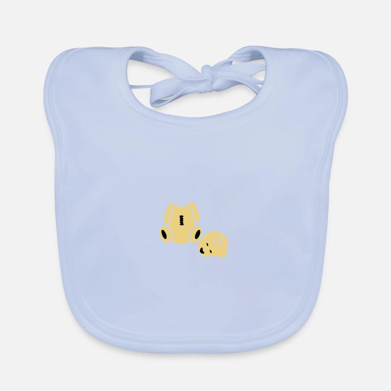 Beheaded Teddnär / Headless Teddy Bear (2c) Organic Baby Bibs