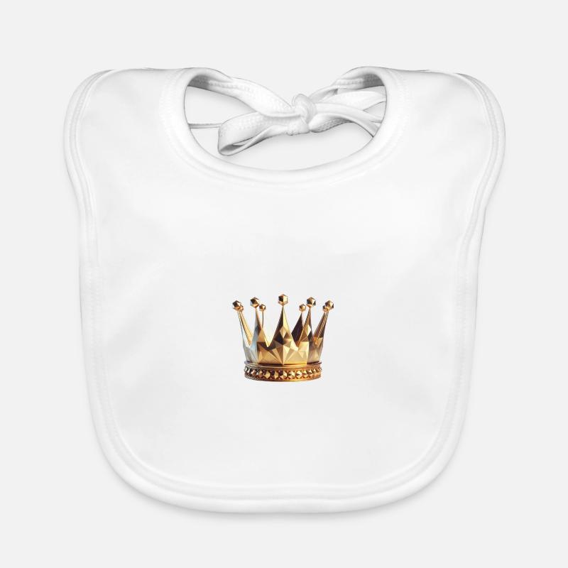 Crown Polygon Organic Baby Bibs
