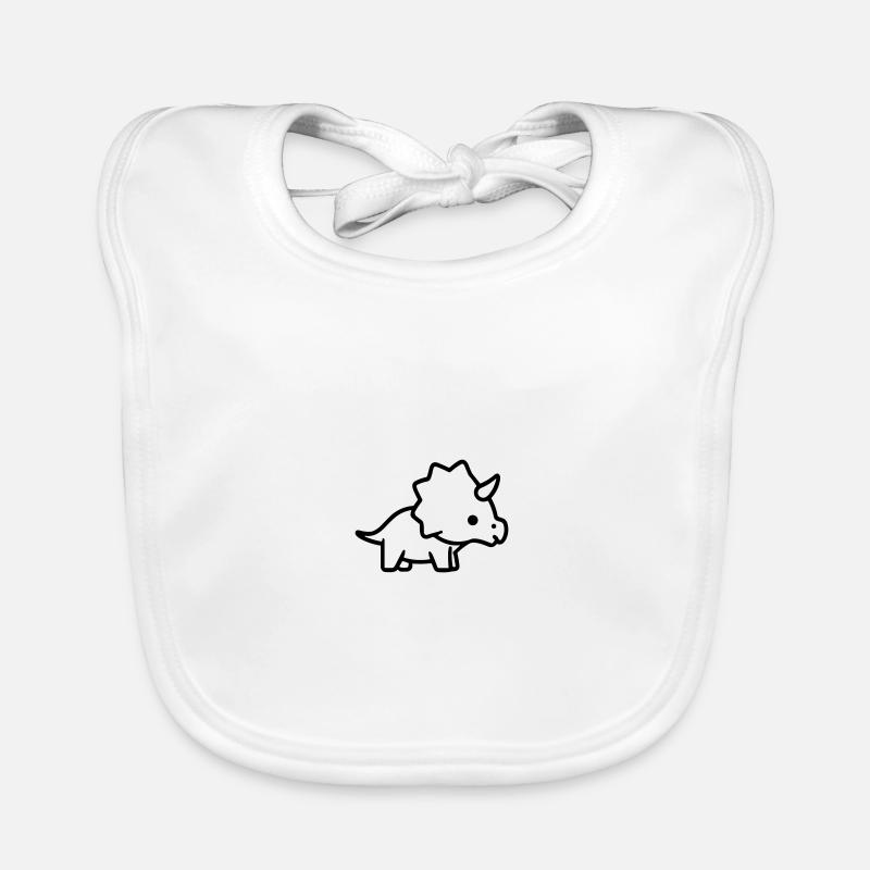 Triceratops Baby Bio-Lätzchen