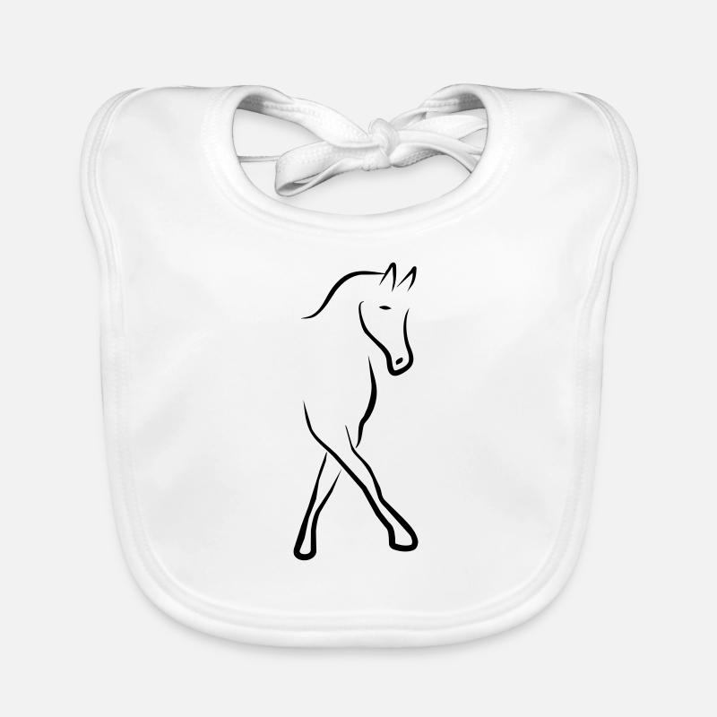 cheval Bavoir bio Bébé