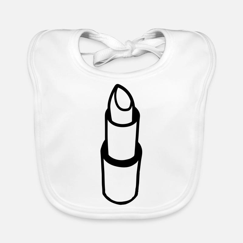lipstick design Baby Bio-Lätzchen