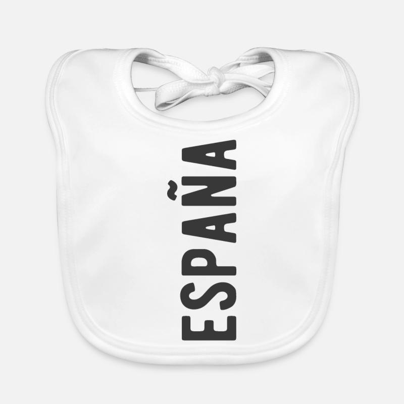 España Espana Spanien Spanische Sprache Spruch Baby Bio-Lätzchen
