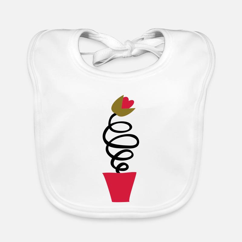 Dafty tulip from Holland Organic Baby Bibs