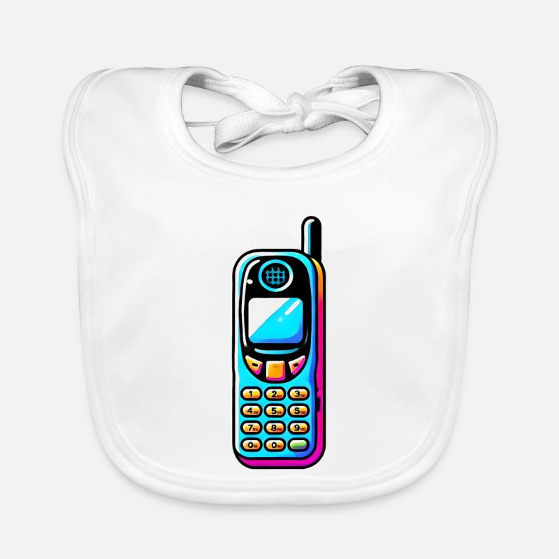 Mobile des 90s - Nous avions Snake, pas d’apps Bavoir bio Bébé