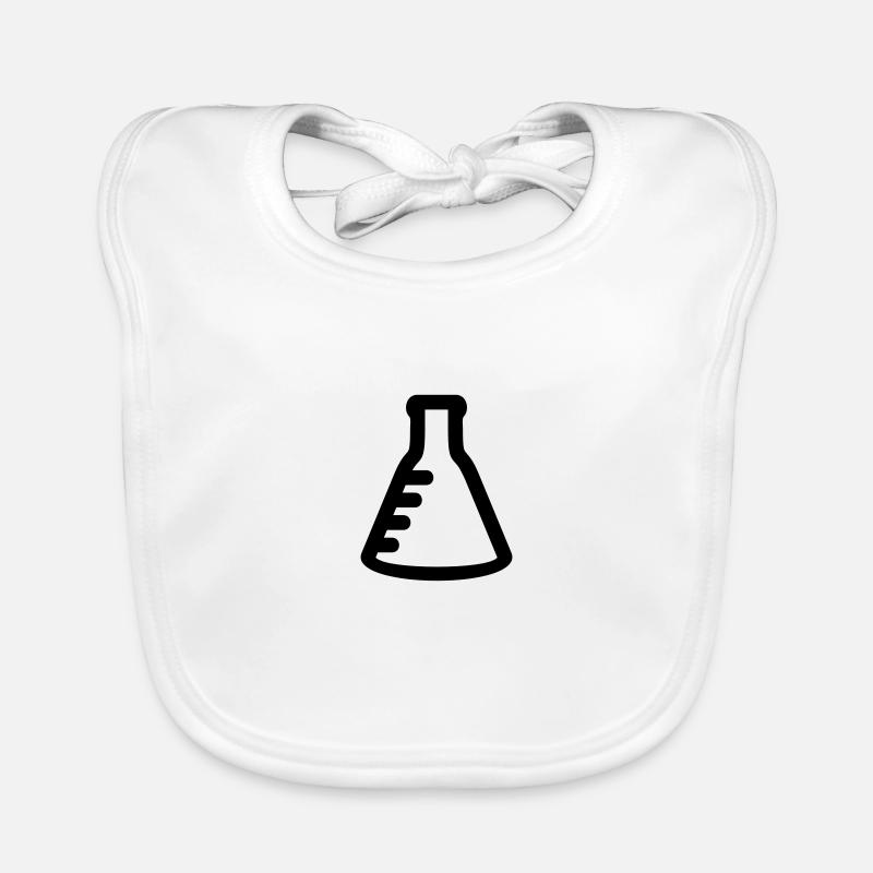 Erlenmeyer / ballon (1c) Bavoir bio Bébé