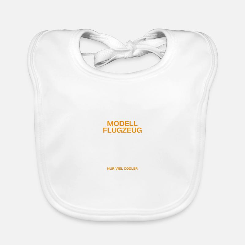 Modell Flugzeug Opa Baby Bio-Lätzchen