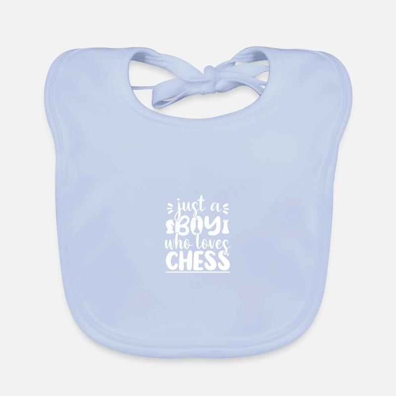 Jeu d’échecs Disant garçons Jouer aux échecs Bavoir bio Bébé