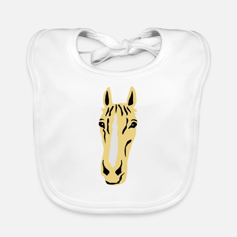 Cheval Bavoir bio Bébé