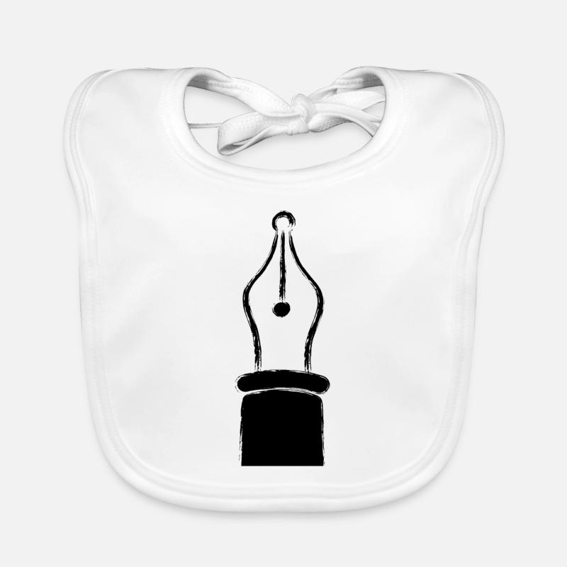 Filler tip write poetry Organic Baby Bibs