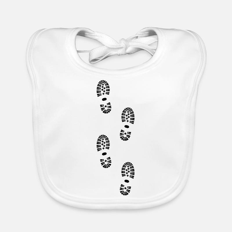 Footprints, hiking (super cheap) Organic Baby Bibs