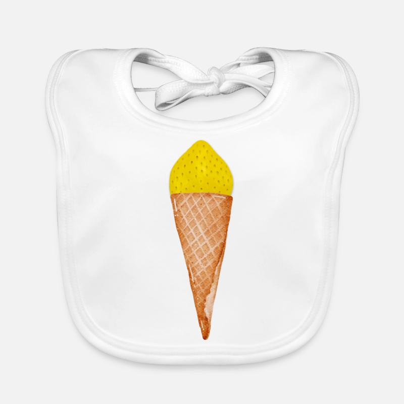 Crème glacée au citron Bavoir bio Bébé
