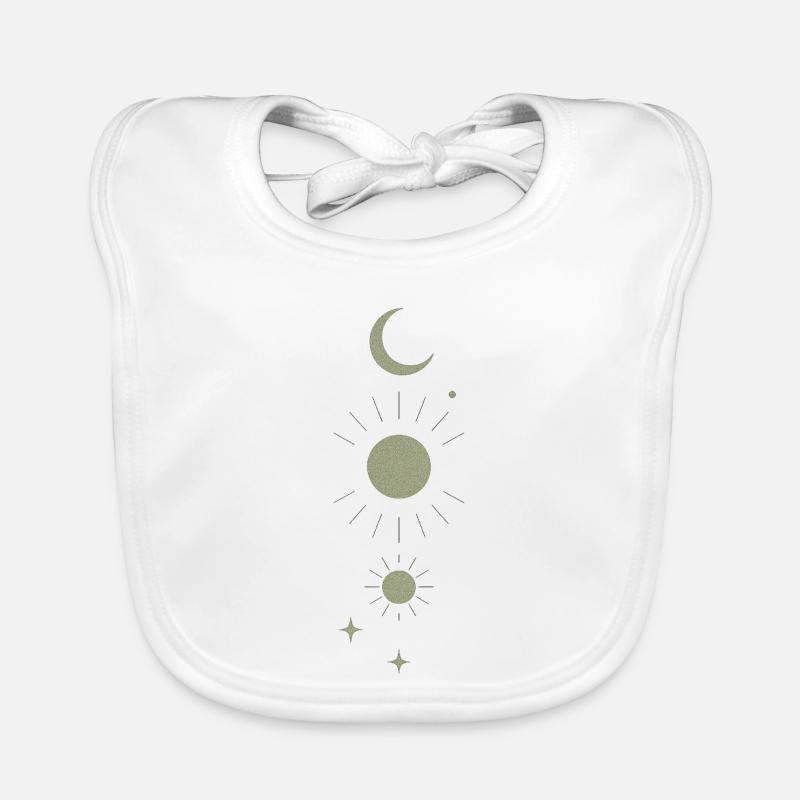 "Cosmic alignment" Organic Baby Bibs