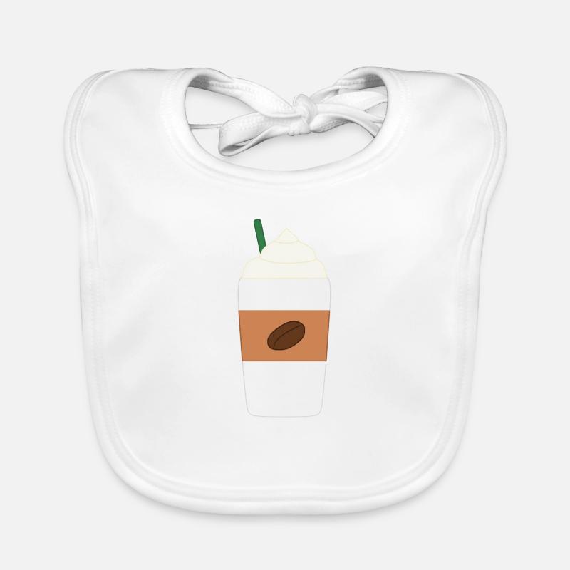 Kaffee Latte Baby Bio-Lätzchen