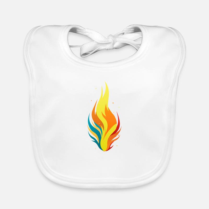 Flame Organic Baby Bibs