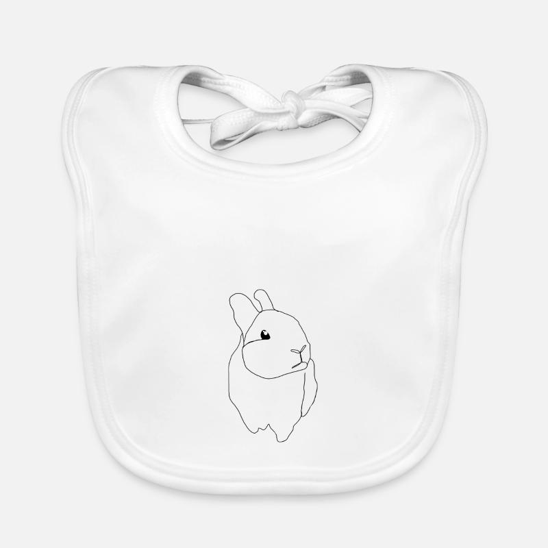 mignon lapin Bavoir bio Bébé