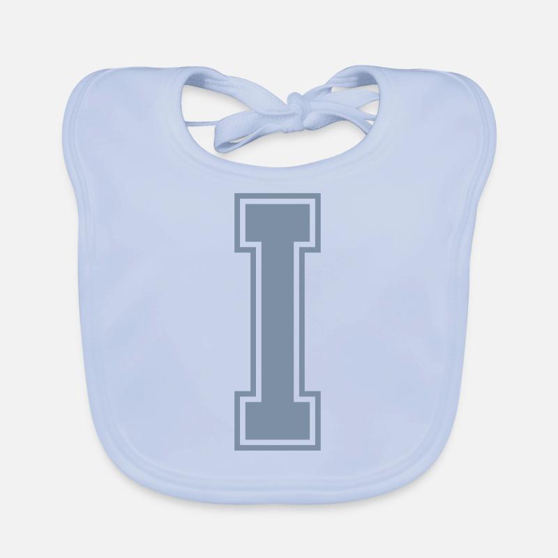 Buchstabe I Baby Bio-Lätzchen
