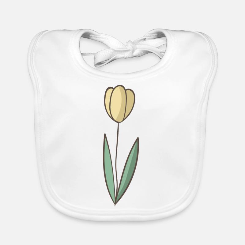 tulipe Bavoir bio Bébé