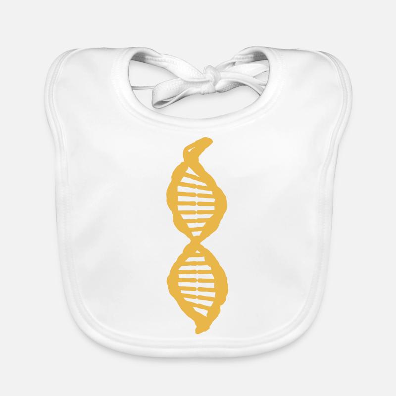 Science Biology retro DNA Genetics Vector Organic Baby Bibs