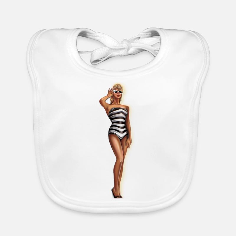 Strand-Babe-Puppe Baby Bio-Lätzchen