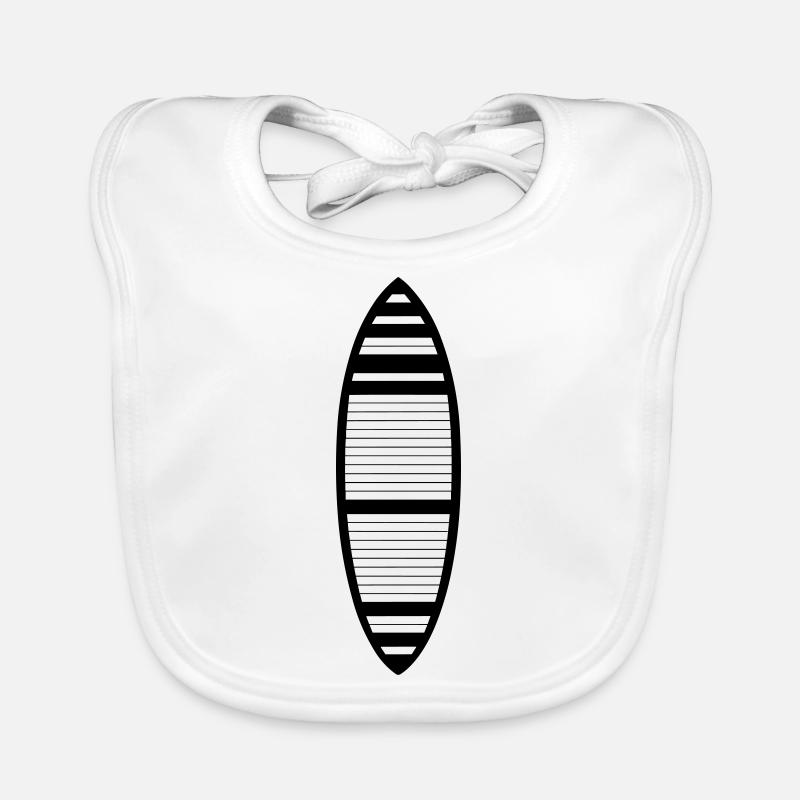 Surfbrett Baby Bio-Lätzchen