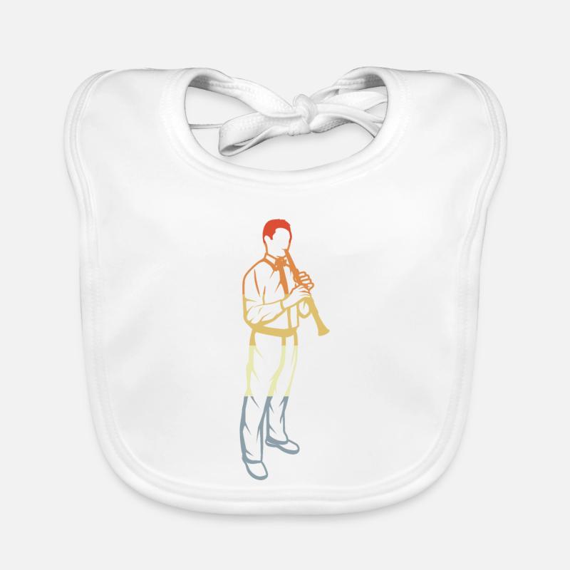Clarinets Boy Organic Baby Bibs