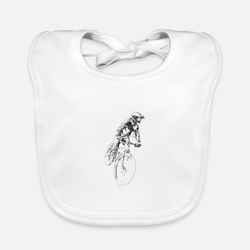 VTT, conduite, descente Bavoir bio Bébé