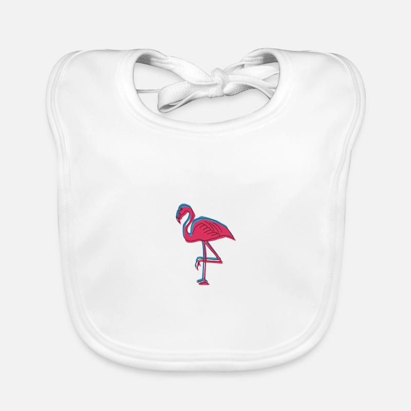 Idée cadeau Flamingo Bavoir bio Bébé
