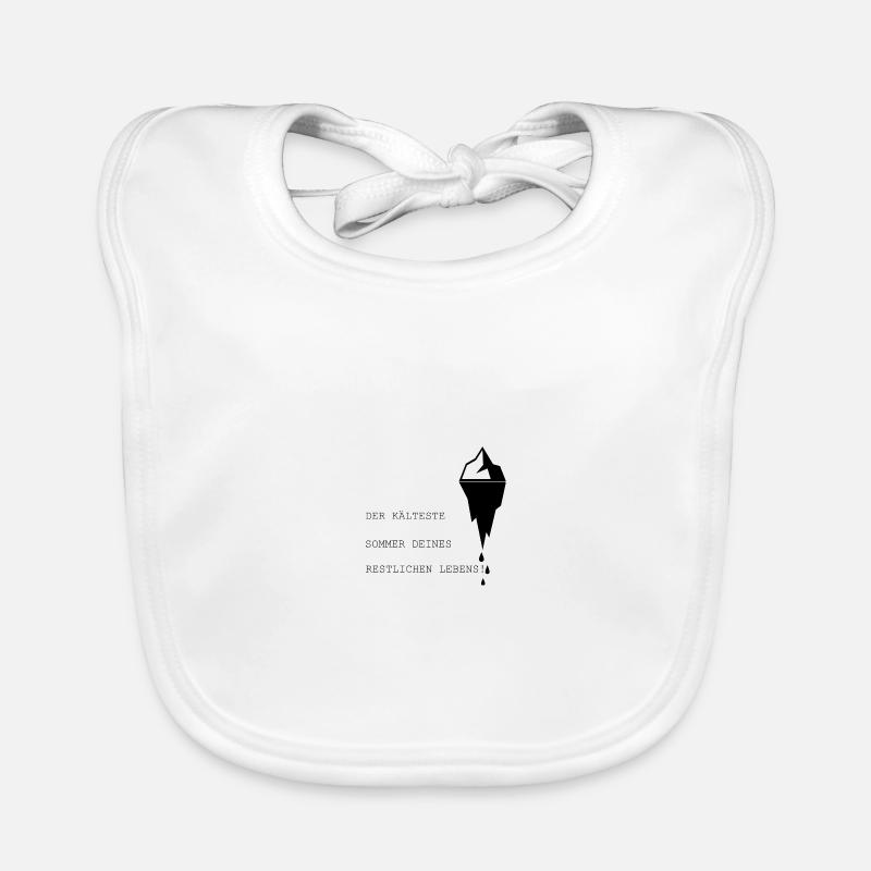 Klimaschutz Sprüche Geschenkidee Baby Bio-Lätzchen