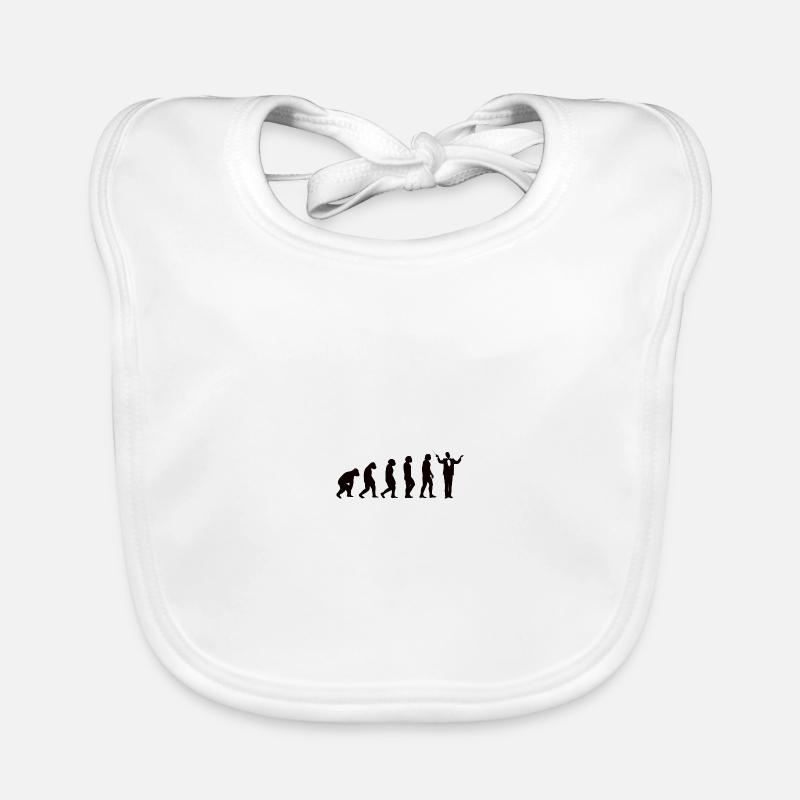 Dirigenten Evolution Musik Musiker Band Dirigent Baby Bio-Lätzchen