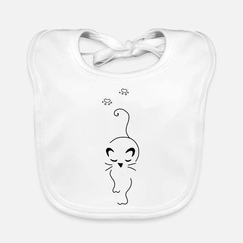 Chat Bavoir bio Bébé