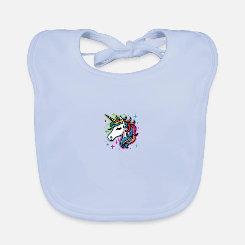 Licorne Bavoir bio Bébé