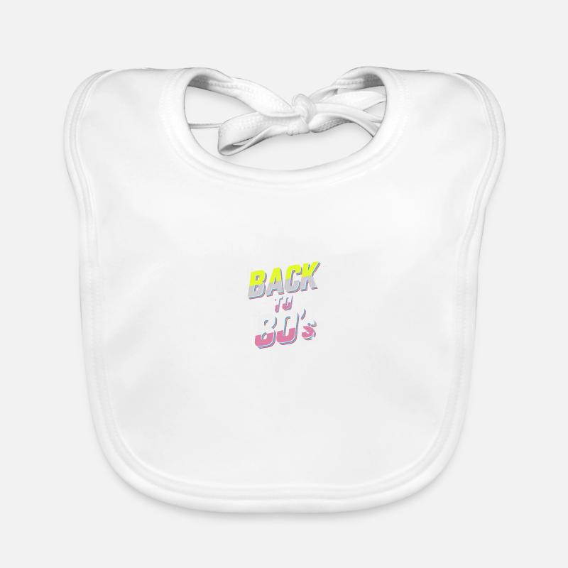 Back to 80's Bavoir bio Bébé