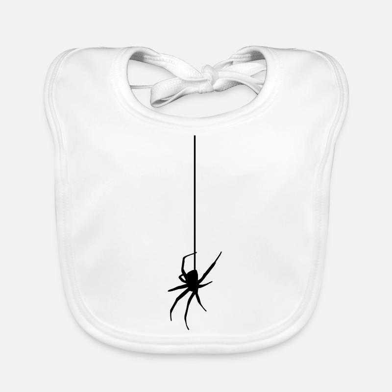 Spider on a thread Organic Baby Bibs