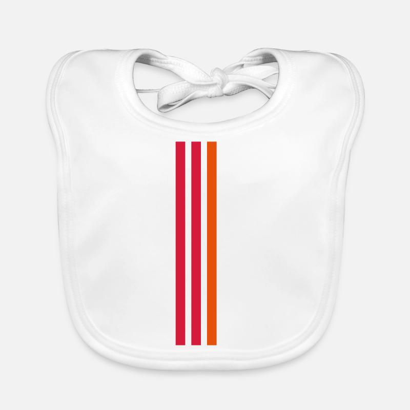 Stripes Design Bavoir bio Bébé