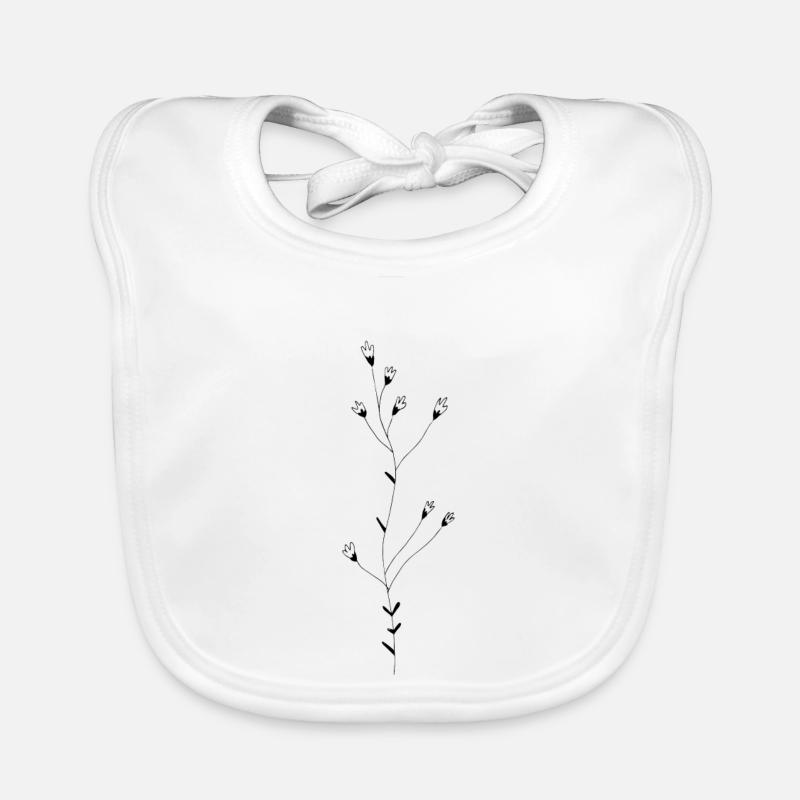 fleur Bavoir bio Bébé