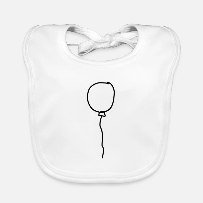 Icône de ballon de ballon Bavoir bio Bébé