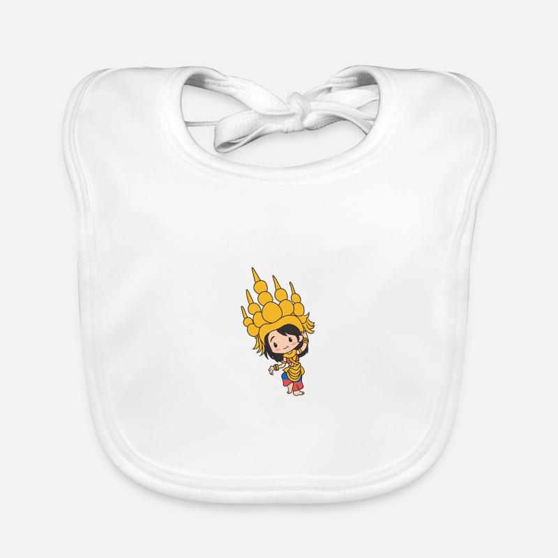 Cambodia Tradition Dance Khmer Apsara I Gift Organic Baby Bibs