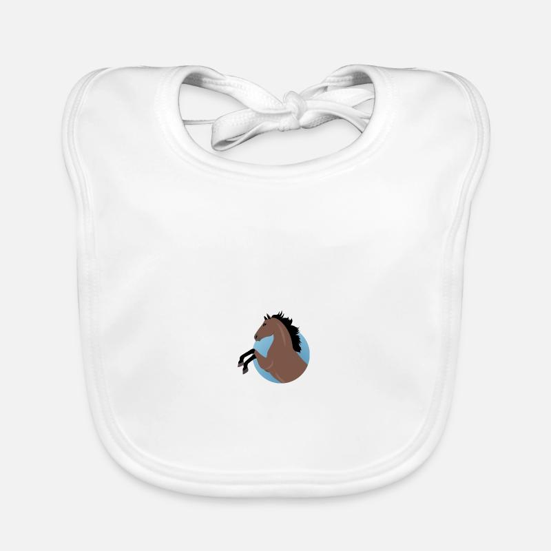 Pferde Baby Bio-Lätzchen