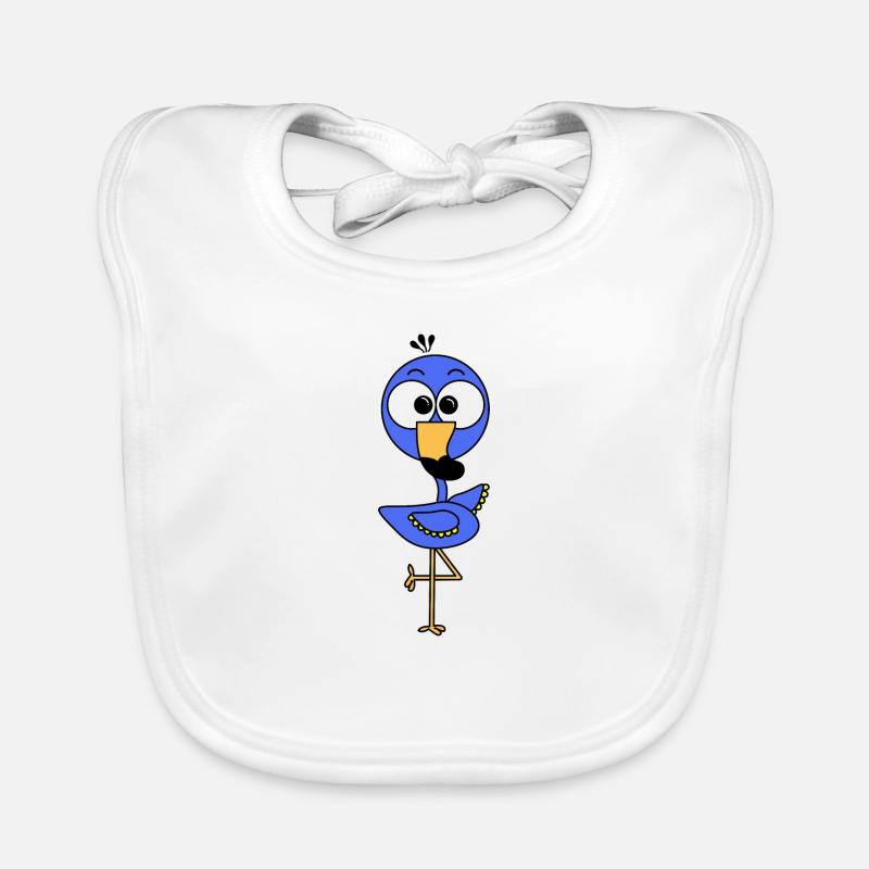 Flamant Bavoir bio Bébé
