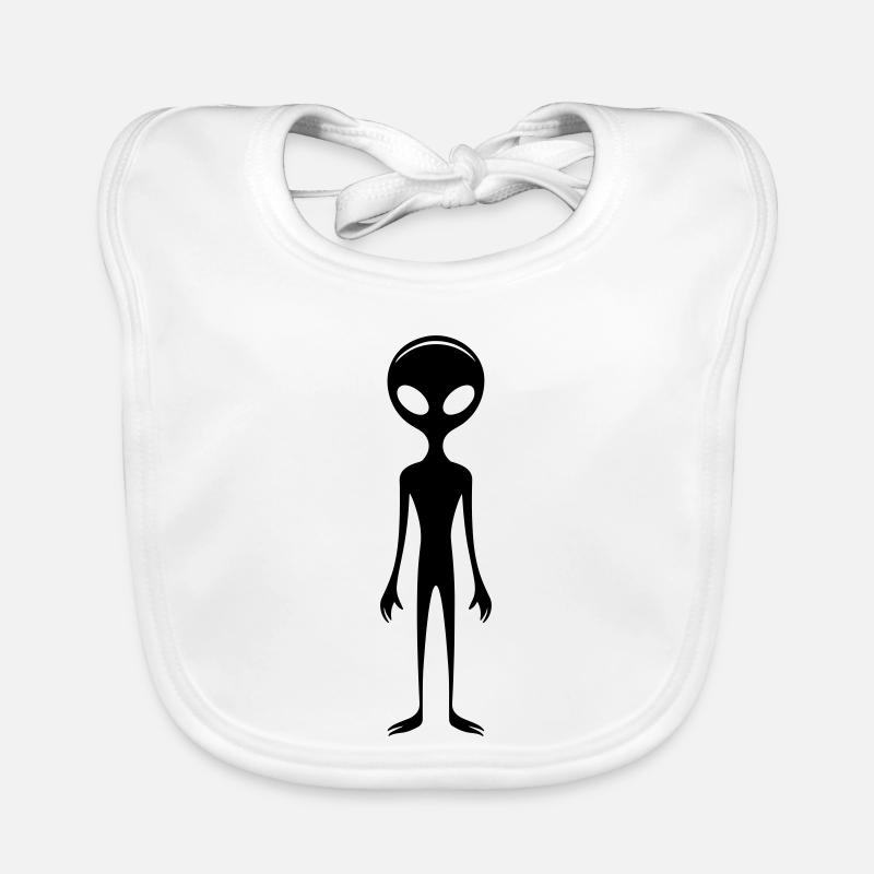 Alien Organic Baby Bibs