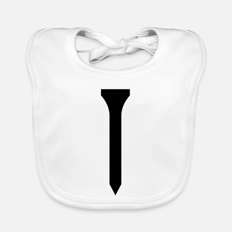 Golf Tee Organic Baby Bibs