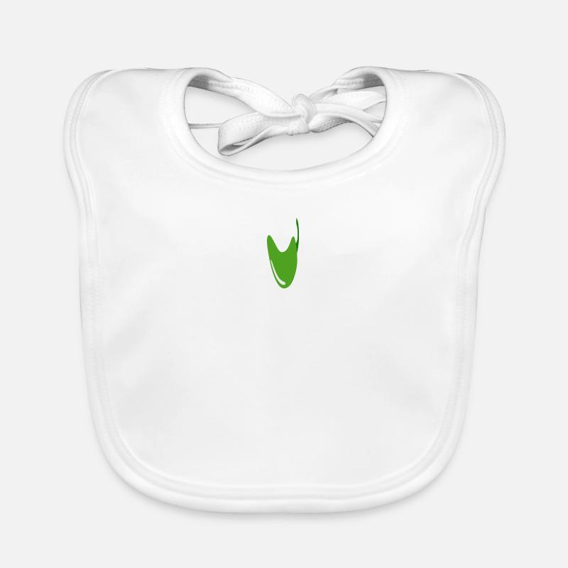 Green Chilli Pepper Organic Baby Bibs