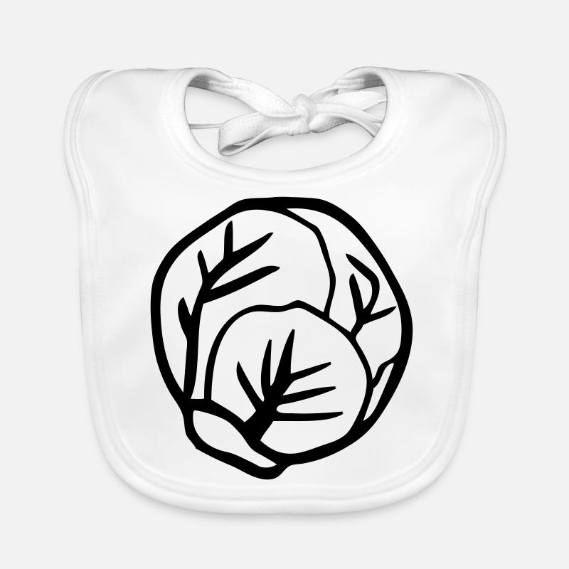 Brussels sprouts Organic Baby Bibs